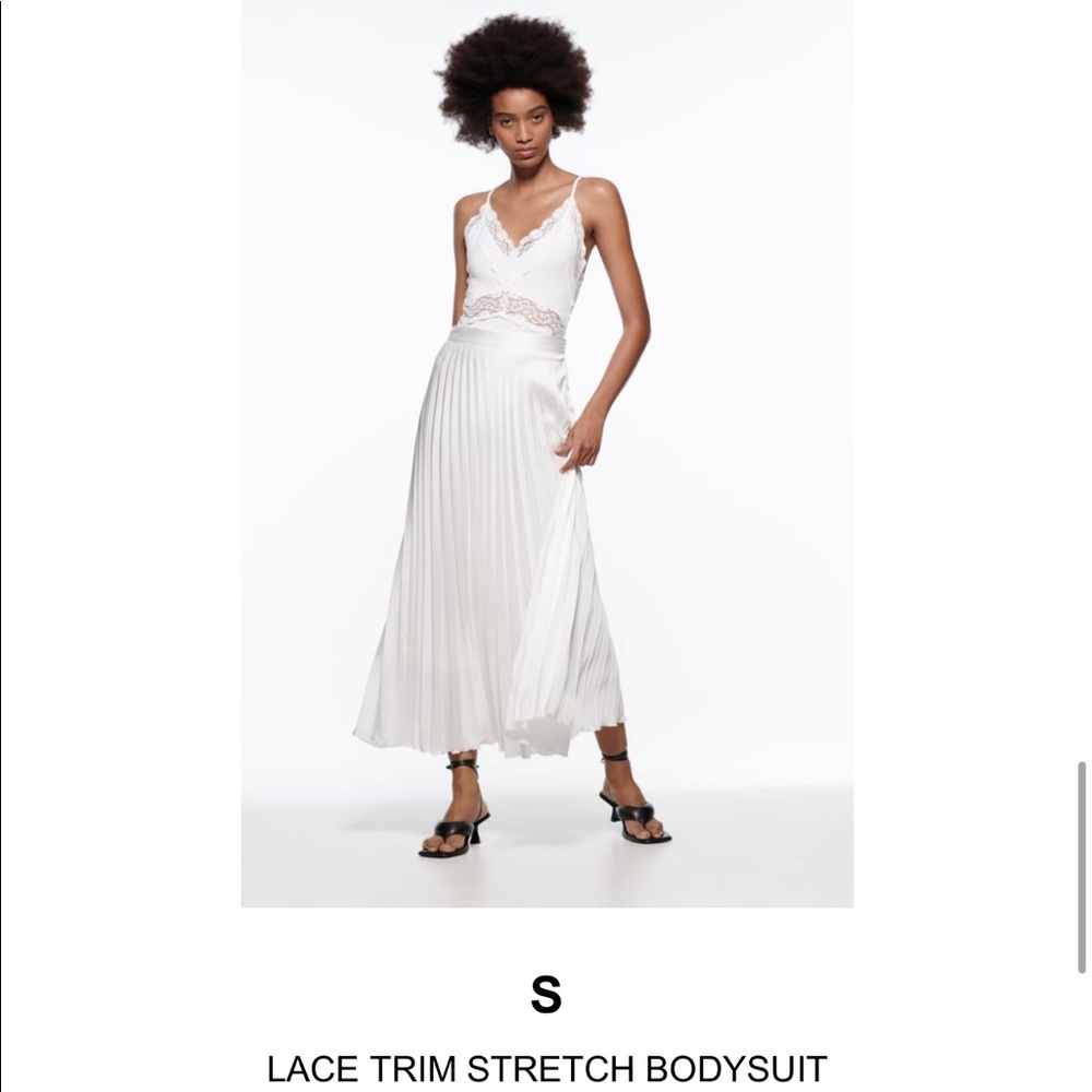 Zara white bodysuit